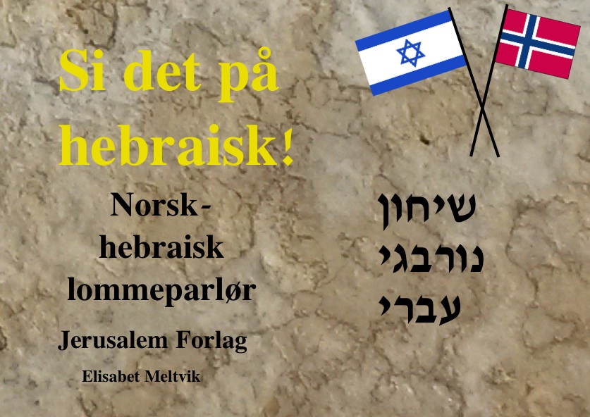 Si det på hebraisk. Reiseparlør, Elisabet Meltvik
